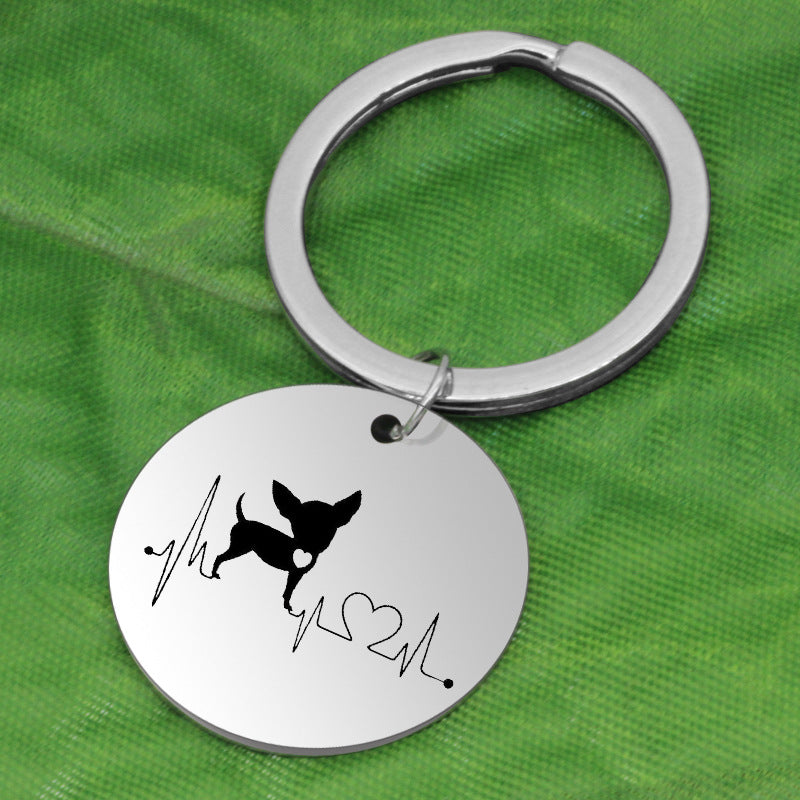 New Round Creative Key Chain For Pets